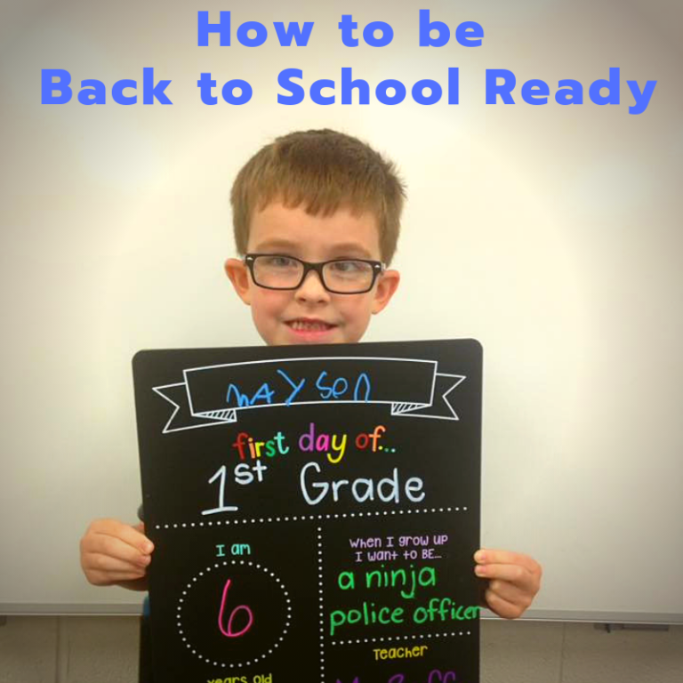 Helping Your Child be Ready to Go Back To School | Learning with Littles